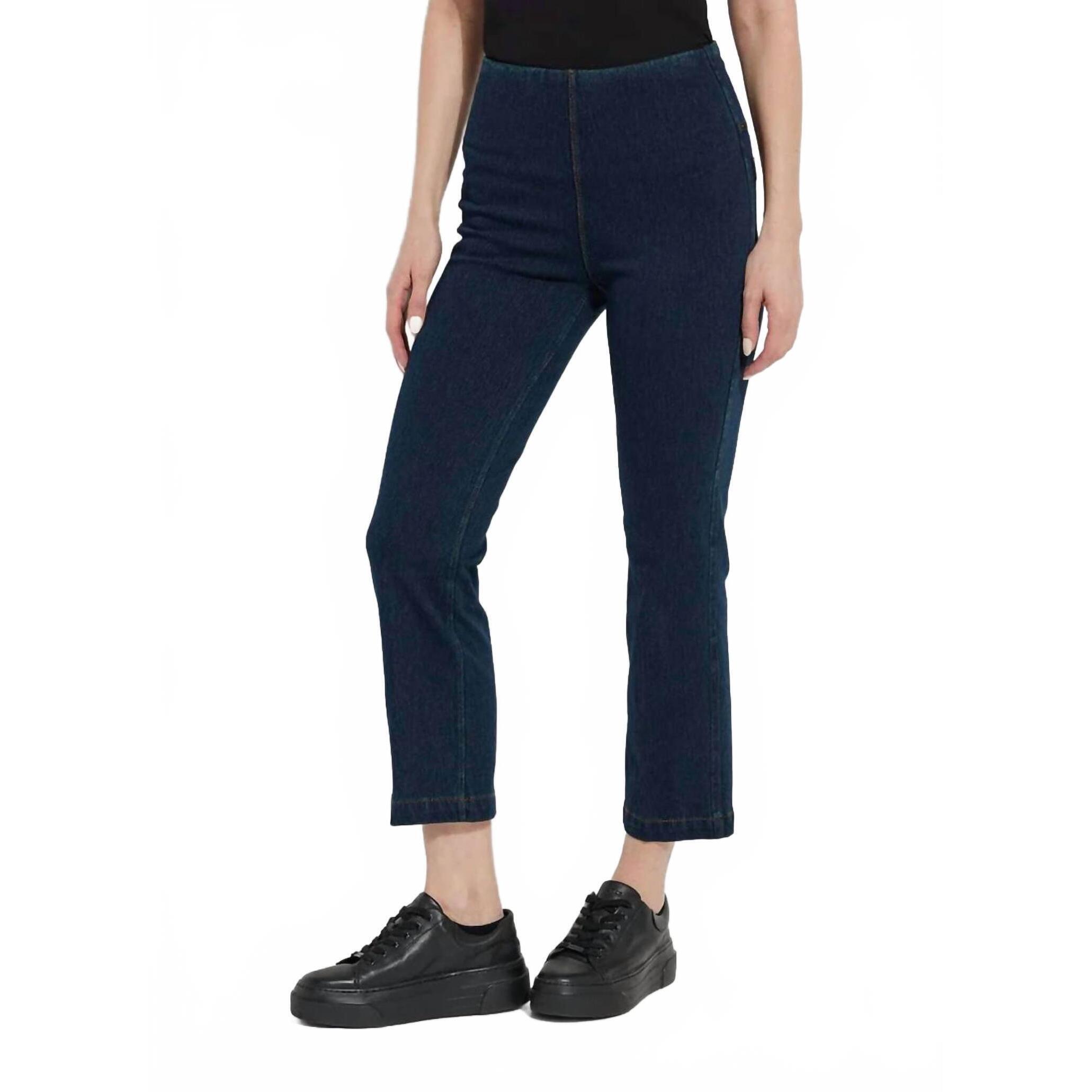New Lysse Ankle Baby Bootcut Denim Pant In Indigo